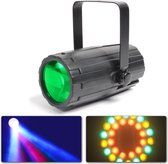 Feestverlichting - BeamZ Party pack M - Compleet pakket partyverlichting met laser, LED lichteffect en 500W rookmachine