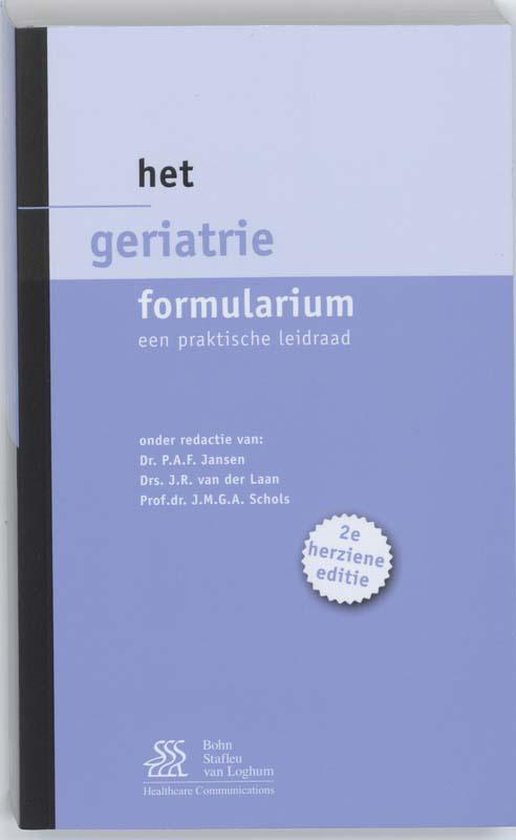 Formularium  -   Het geriatrie formularium - cover
