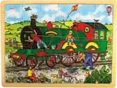 Bigjigs 24 Piece Tray Puzzle - Train