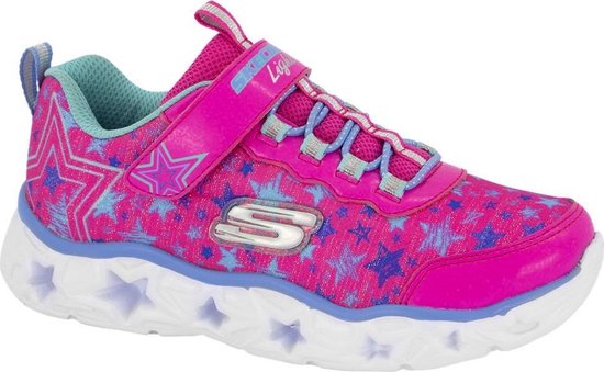Skechers Kinderen Roze lightweight sneaker - Maat 29 | bol.com