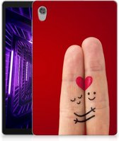 TPU Siliconen Hoesje Lenovo Tab M10 HD (2de generatie) Super als Cadeau voor Vrouw Liefde met doorzichte zijkanten
