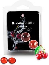 Secretplay - massage olie - brazillian balls met kersen smaak - 100% plezier gegareneerd