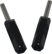 2mm to 4mm Pin Converter Kit - Electric Stim Device - black,red - Discreet verpakt en bezorgd