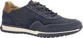 gallus Blauwe leren sneaker - Maat 45