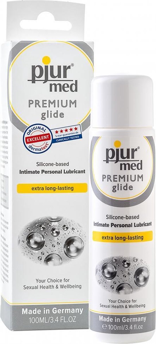 Pjur MED - Premium Glide - 100 ml - Lubricants - white - Discreet verpakt en bezorgd