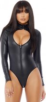 Impure Bodysuit - Black - Maat L/XL - Lingerie For Her - black - Discreet verpakt en bezorgd