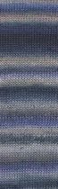 Lang Yarns Mille Colori Socks Lace Luxe 45 blauw grijs