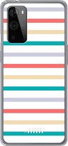6F hoesje - geschikt voor OnePlus 9 Pro -  Transparant TPU Case - Pastel Tracks #ffffff