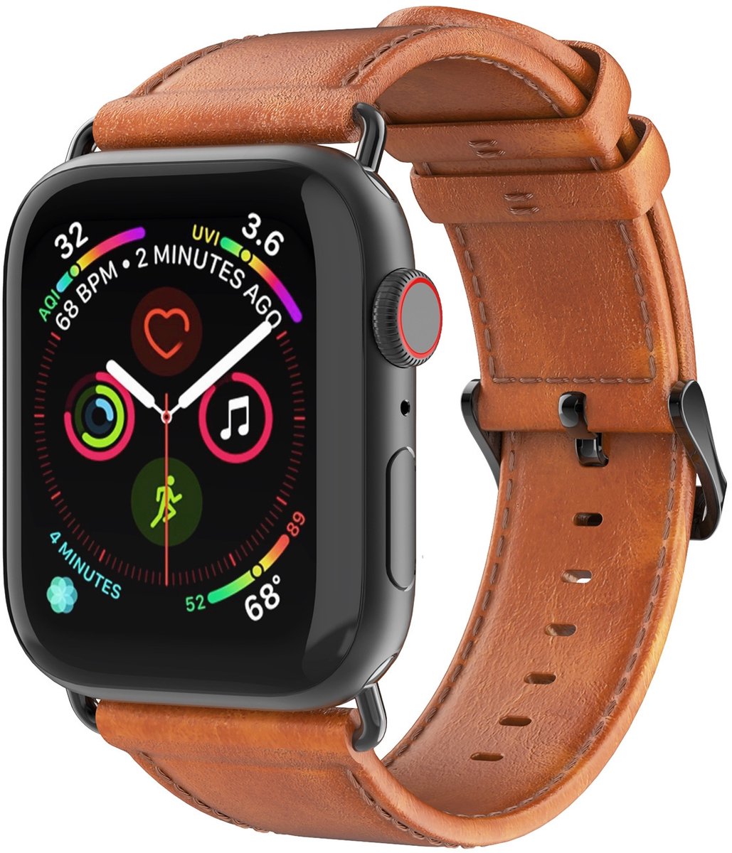 Dux Ducis Leather Band voor de Apple Watch Series 1 t/m 6 / SE - 38/40mm - Bruin