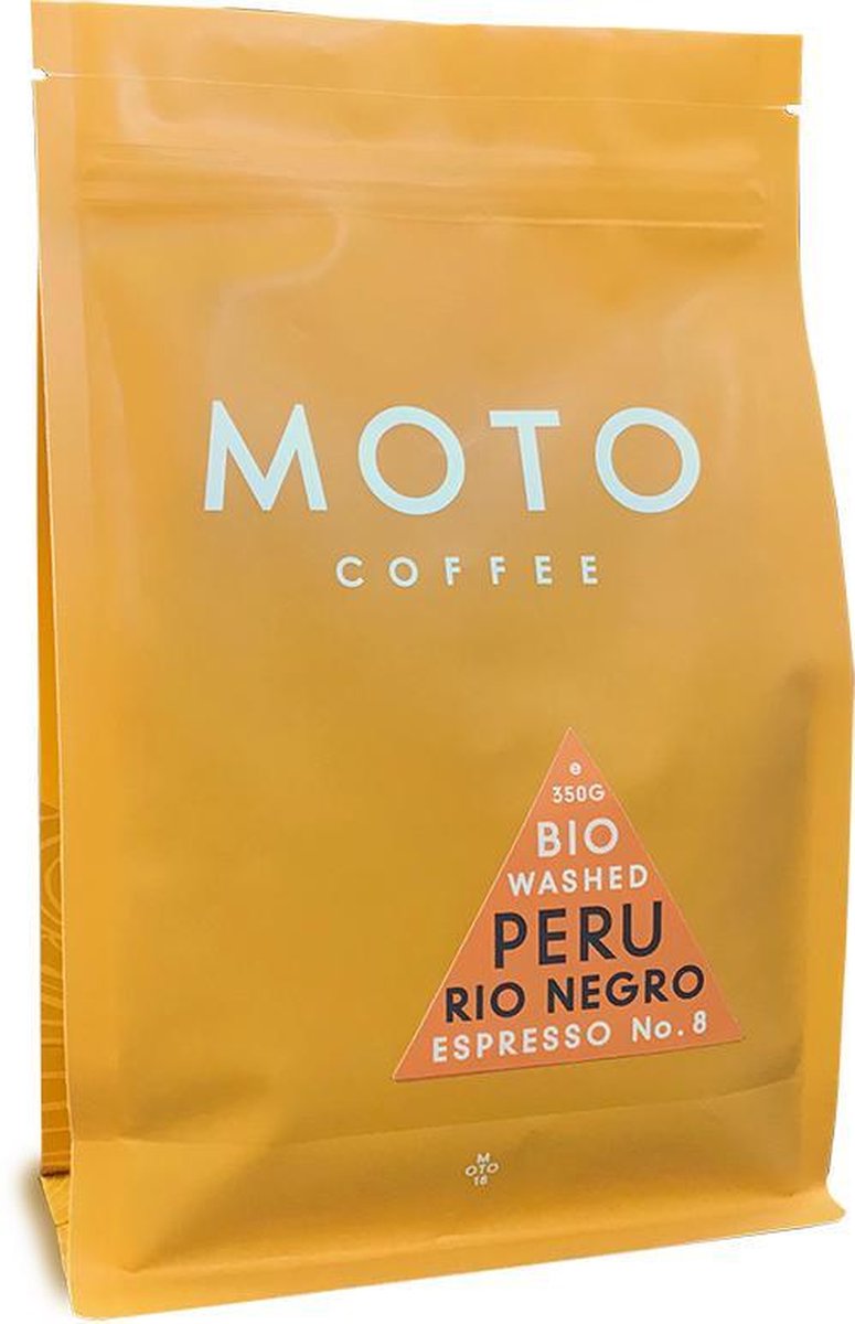 Goedkoopste Moto Coffee Peru Koffiebonen - 350 gram - biologisch