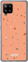 6F hoesje - geschikt voor Samsung Galaxy A42 -  Transparant TPU Case - Terrazzo N°10 #ffffff