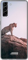6F hoesje - geschikt voor Samsung Galaxy S21 -  Transparant TPU Case - Leopard #ffffff