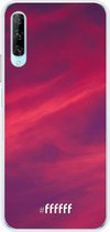 6F hoesje - geschikt voor Honor 9X Pro -  Transparant TPU Case - Red Skyline #ffffff