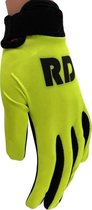 RD Sportswear Development Line gloves Fluor Geel BMX MOTO MTB handschoenen kinderen maat 4