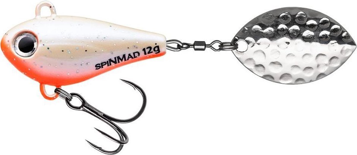 Spinmad Jigmaster - Wit/Rood - 12g - Rood