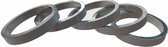 Hzb Spacers 28,6 Mm 1-1/8 Inch 5 Mm Zilver 5 Stuks