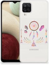 GSM Hoesje Samsung Galaxy A12 Bumper Hoesje Doorzichtig Boho Dreamcatcher