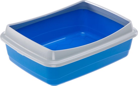 Ferplast Kattenbak Nip Plus 10 Liter 47 X 36 X 15,5 Cm Blauw