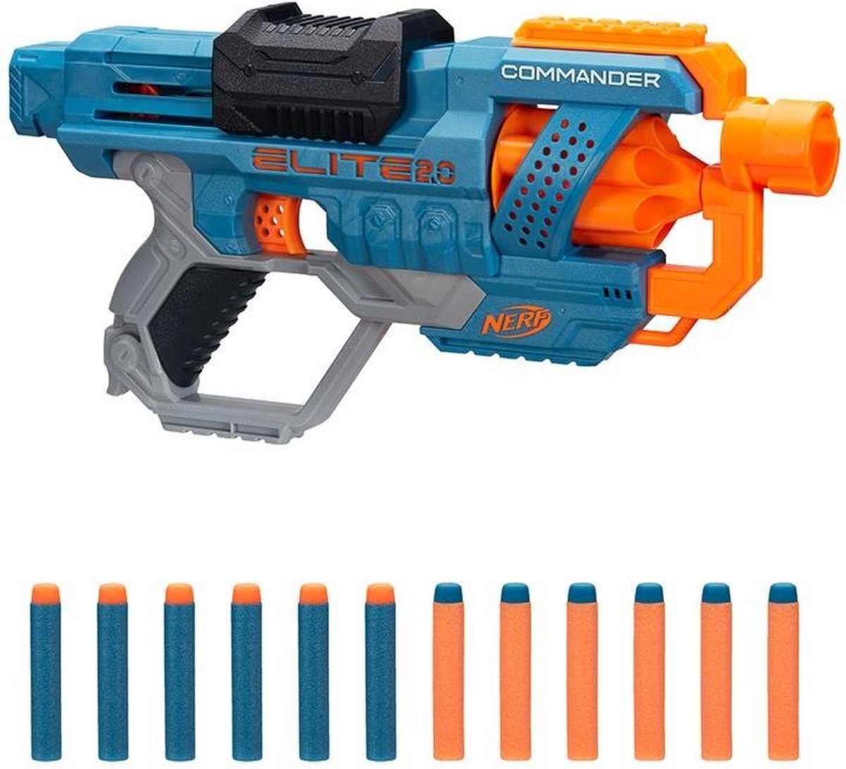 Dragende cirkel tentoonstelling Doorzichtig NERF Elite 2.0 Commander RD 6 - Blaster | bol.com