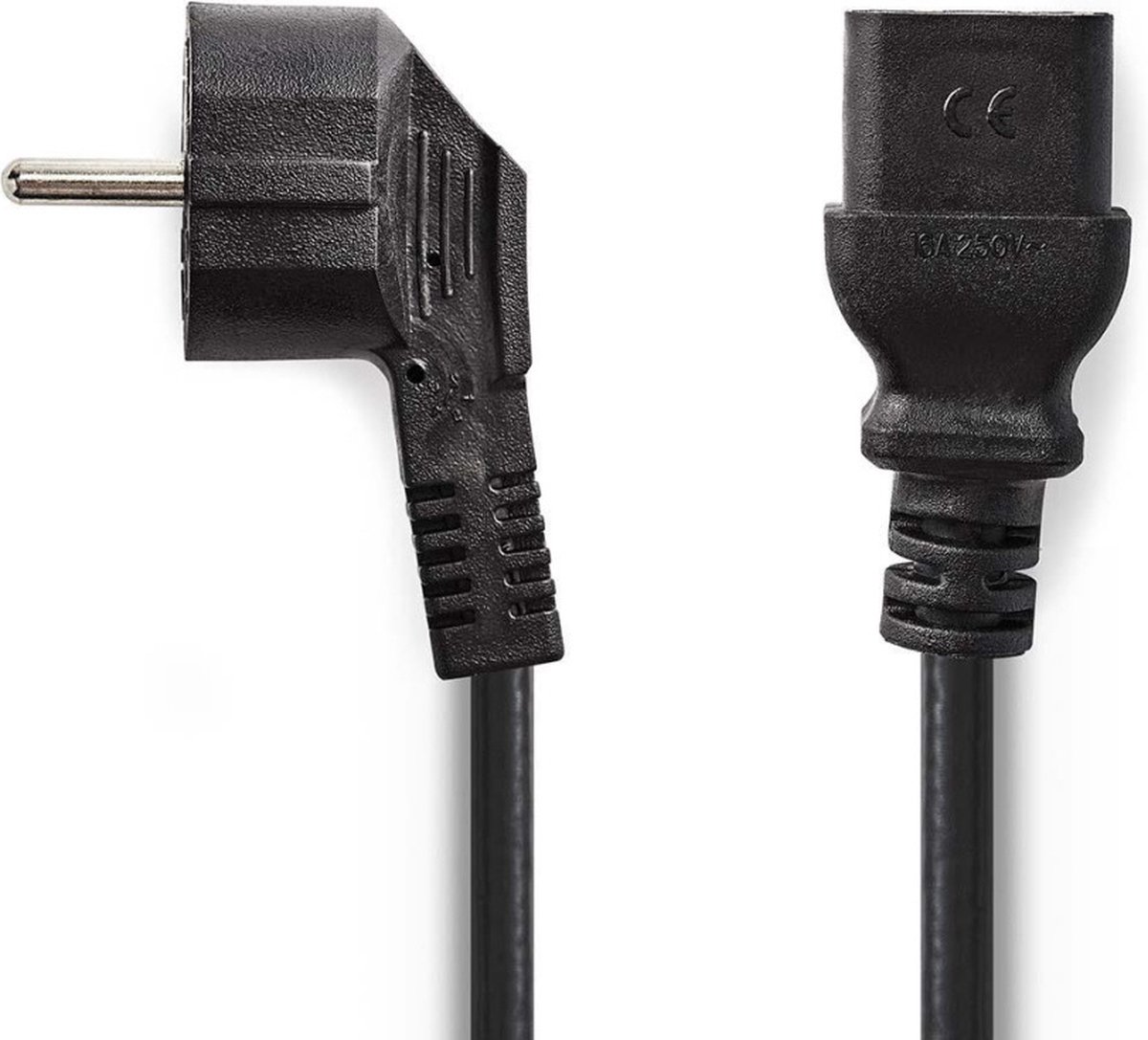 ACT AK5219 electriciteitssnoer Zwart 0,6 m C14 stekker Netstekker type ACT AK5219 electriciteitssnoer Zwart 0,6 m C14 stekker Netstekker type