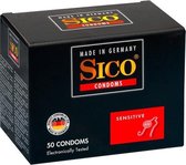 Sico Sensitive Condooms - 50 Stuks - Glijmiddel - Condooms - Vibrator - Penis - Buttplug - Sexy - Tril ei - Erotische - Man - Vrouw - Heren - Dames