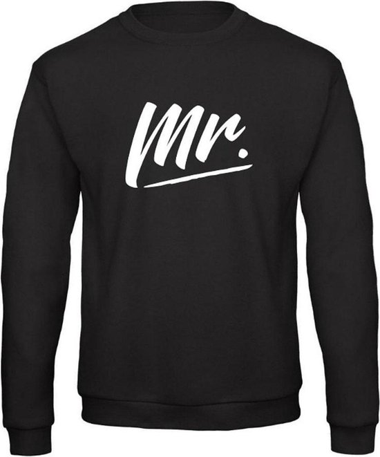 Mr & Mrs Trui Sweater (Mr - Maat 4XL) | Koppel Cadeau | Valentijn Cadeautje voor hem & haar