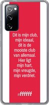 6F hoesje - geschikt voor Samsung Galaxy S8 Plus -  Transparant TPU Case - Feyenoord - 010 #ffffff