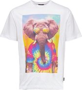 Only & Sons Olifant Tshirts - Tshirt - Heren - Wit - XS