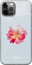 6F hoesje - geschikt voor iPhone 12 Pro - Transparant TPU Case - Rouge Floweret #ffffff