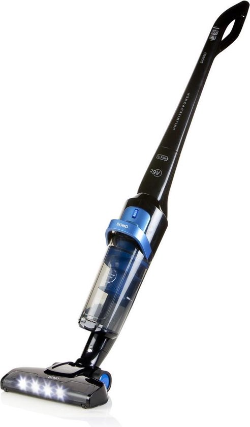 Domo DO221SV aspirateur balai et balai électrique Sans sac 1 L Noir, Bleu |  bol