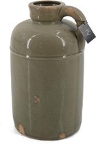 Aardewerk kruik groen