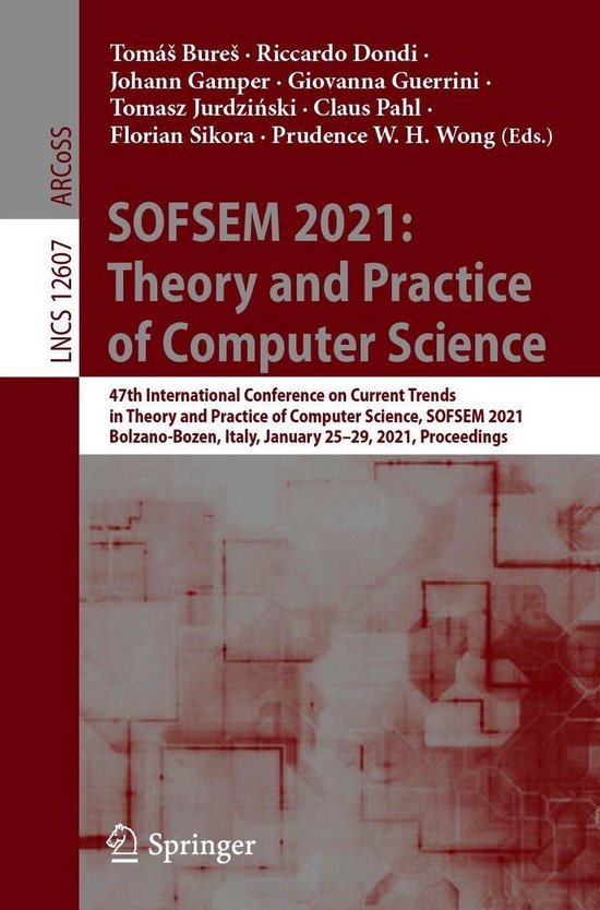 Springer Nature Proceedings Computer Science - SOFSEM 2021:  ... - cover