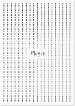 Moyra Nailart Strip Dots 02 Silver