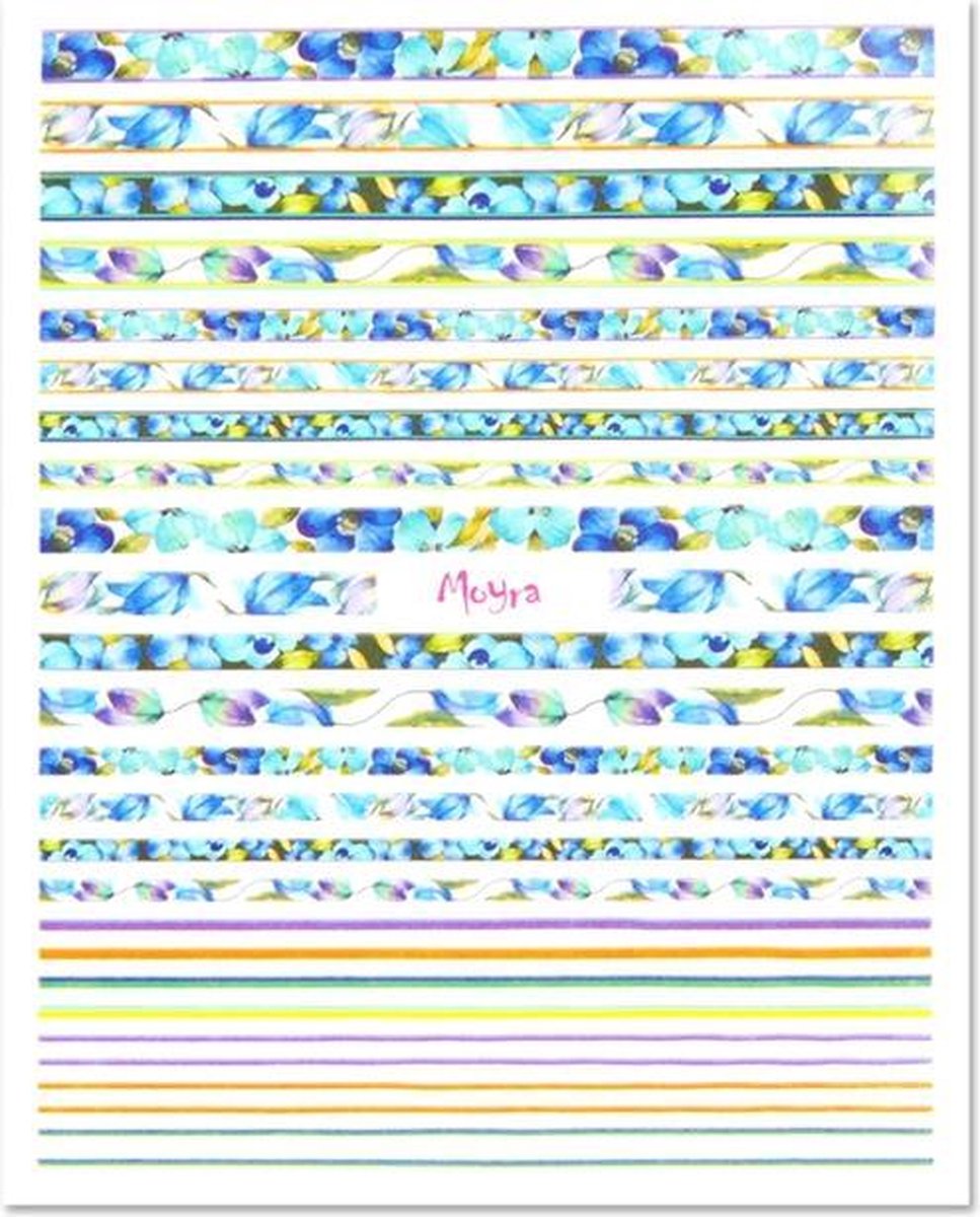 Goedkoopste Moyra Nailart Nagel Sticker Matrica No.08