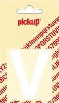 Pickup plakletter Helvetica 60 mm - wit V