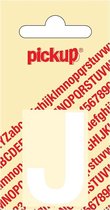 Pickup plakletter Helvetica 40 mm - wit J
