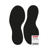 Pickup voetstappen zwart - vinyl - 250 mm