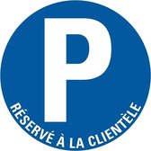 Pickup bord rond diameter 30 cm - Parking réservé à la clientèle