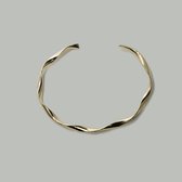 Cocora armband twist goudkleurig - bangle - Dames