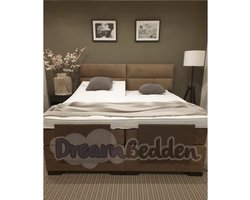 Elektrische Boxspring 140x220 Sienna incl. Meegestofferde 7-zones Pocketvering matrassen & HR55 koudschuim Bamboo exclusive splittopper.