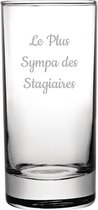 Longdrinkglas gegraveerd - 28,5cl - Le Plus Sympa des Stagiaires
