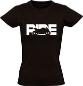 Ride Motorcycle Dames T-shirt - motor - motorrijder - motorrijden