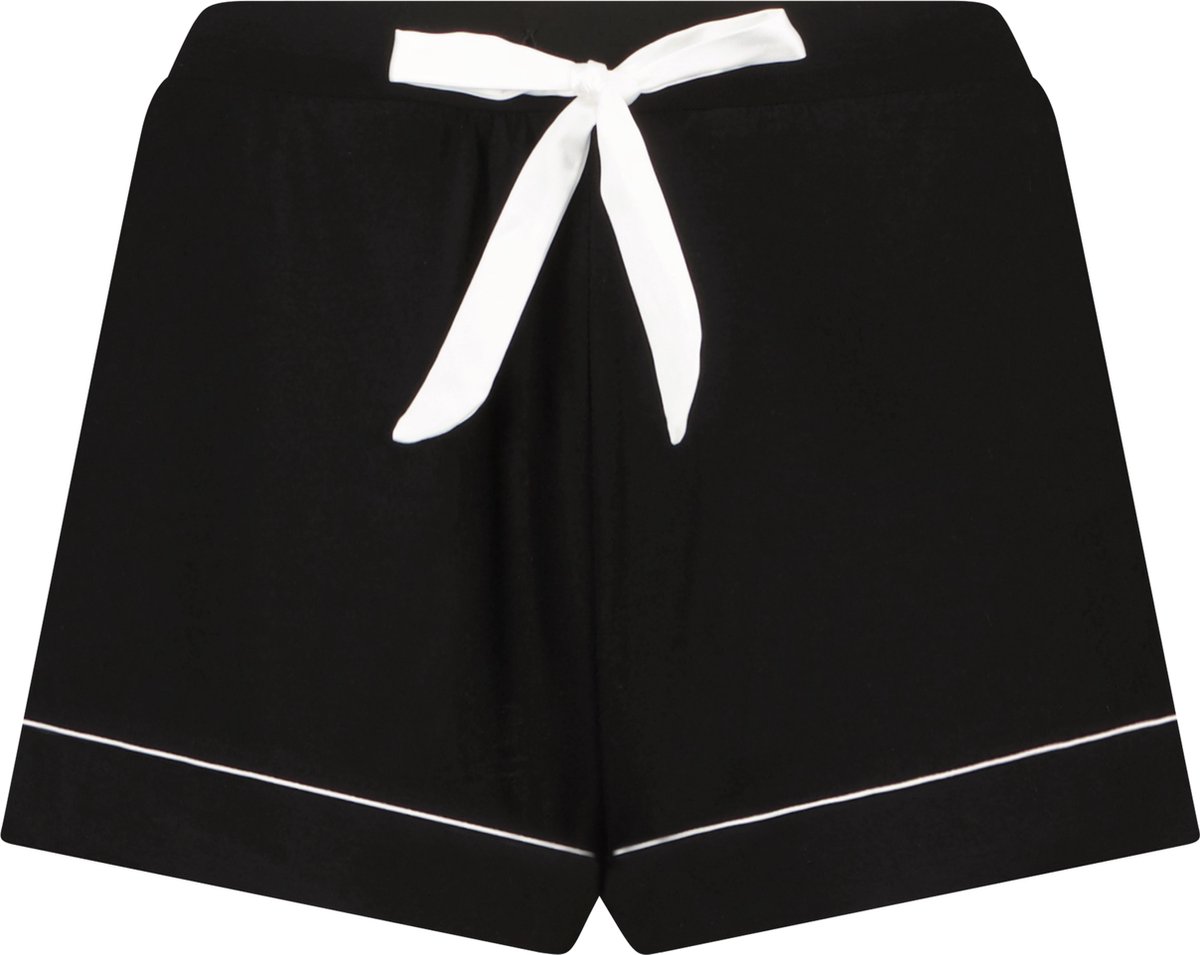 Hunkemöller Dames Nachtmode Shorts Jersey Essential - Zwart - maat L
