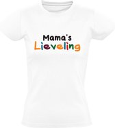 Mama's lieveling Dames T-shirt | familie | family | mama | moeder