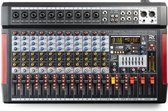 Console de mixage - Power Dynamics PDM-T1204 - Console de mixage 12 canaux Interface audio Bluetooth, DSP, mp3 et USB