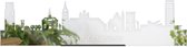 Standing Skyline 's-Hertogenbosch Spiegel - 60 cm - Woondecoratie design - Decoratie om neer te zetten en om op te hangen - Meer steden beschikbaar - Cadeau voor hem - Cadeau voor haar - Jubileum - Verjaardag - Housewarming - Interieur -