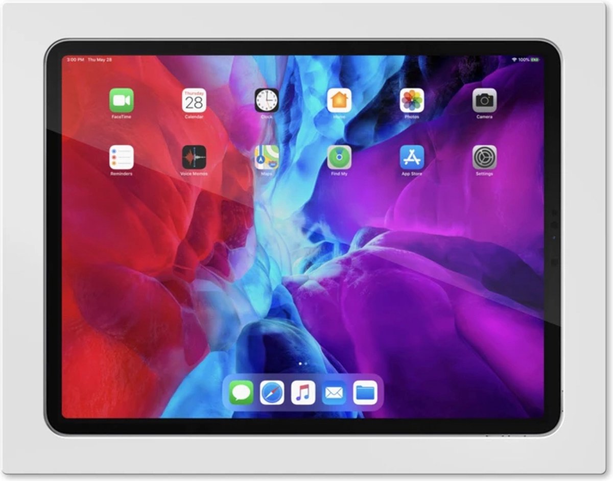 iPad Pro 12.9 Gen 3/4/5 inbouw wandhouder -Wit
