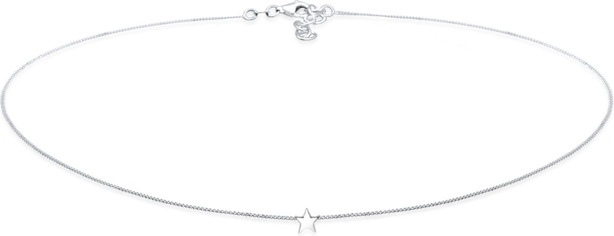 Elli Halsketting Basic ster astro choker 925 zilver