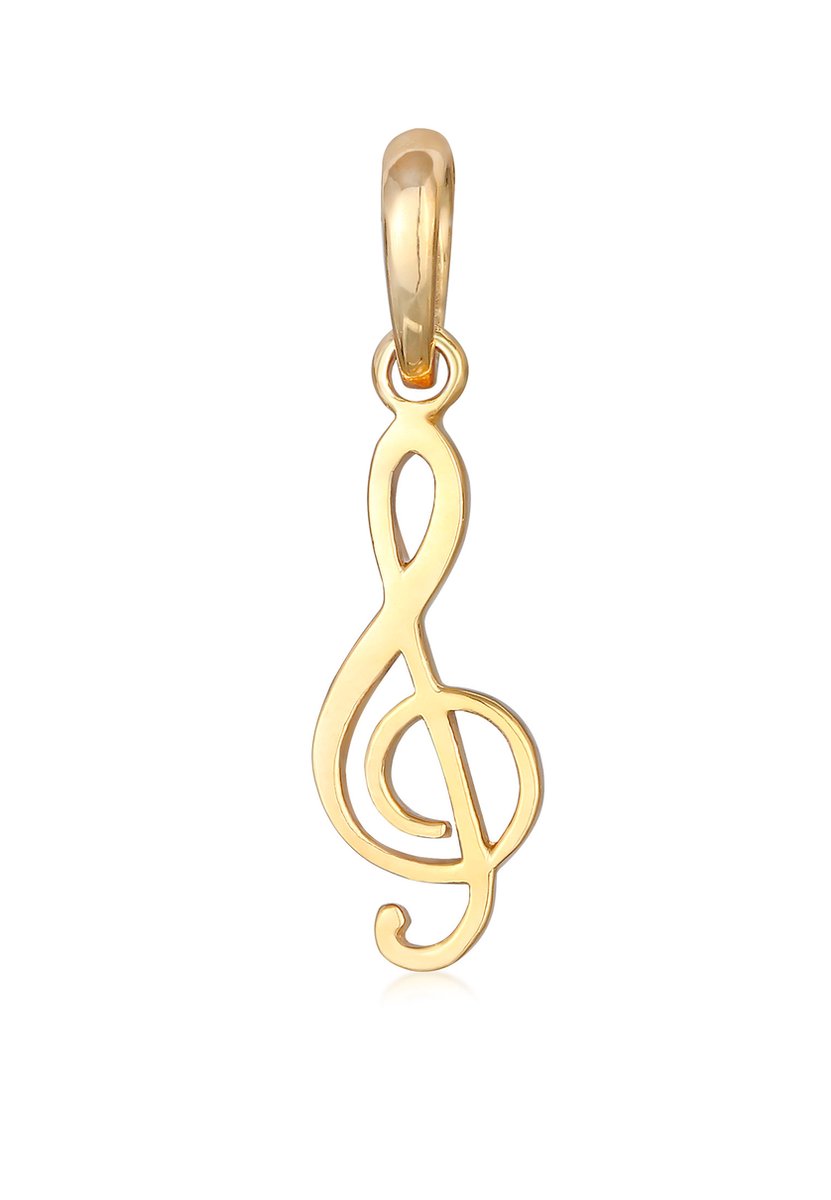 Elli - Hanger - Dames Hanger Clef Muziek Klassieker in 925 Sterling Zilver - Dames