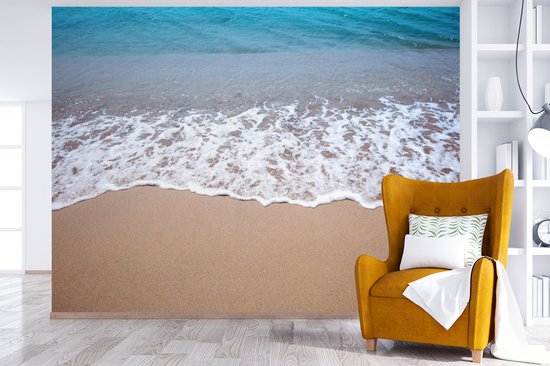 Behang - Fotobehang Water - Golf - Strand - Breedte 295 cm x hoogte 220 cm